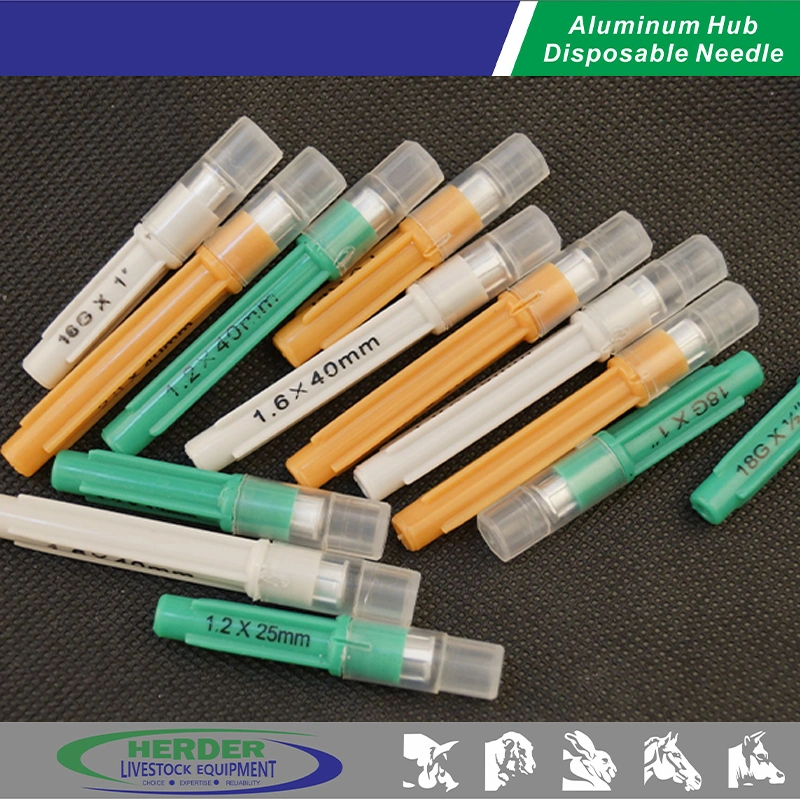 Livestock Aluminum Hub Reusable Veterinary Hypodermic Needle