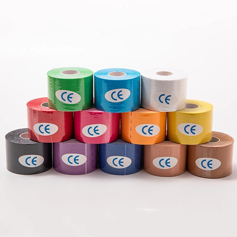 OEM Accepted Medical Waterproof Cotton Elastic Athletic Sports Kinesiology Tape Compression Tape