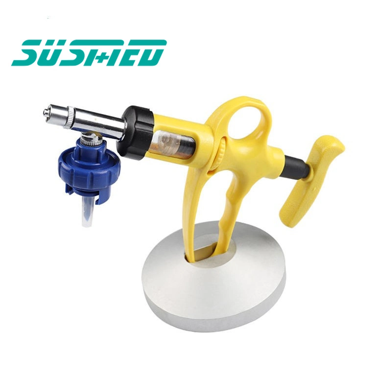 5ml Continuous and Adjustable Veterinary Vaccine Injection Syinge and Needle with Bottle Adapter