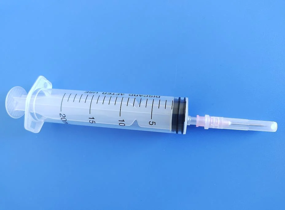 Disposable Veterinary Syringe 20ml with 18gx3/4