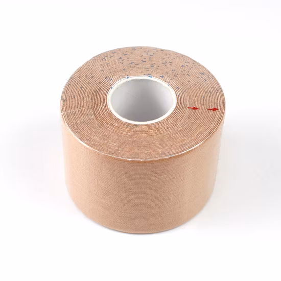 브라운 코튼 소재의 탄력있는 키네시오테라피 키네시오 테이프 (K-1)